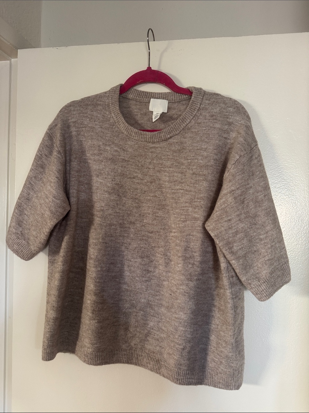 H&M oversized mid sleeve sweater